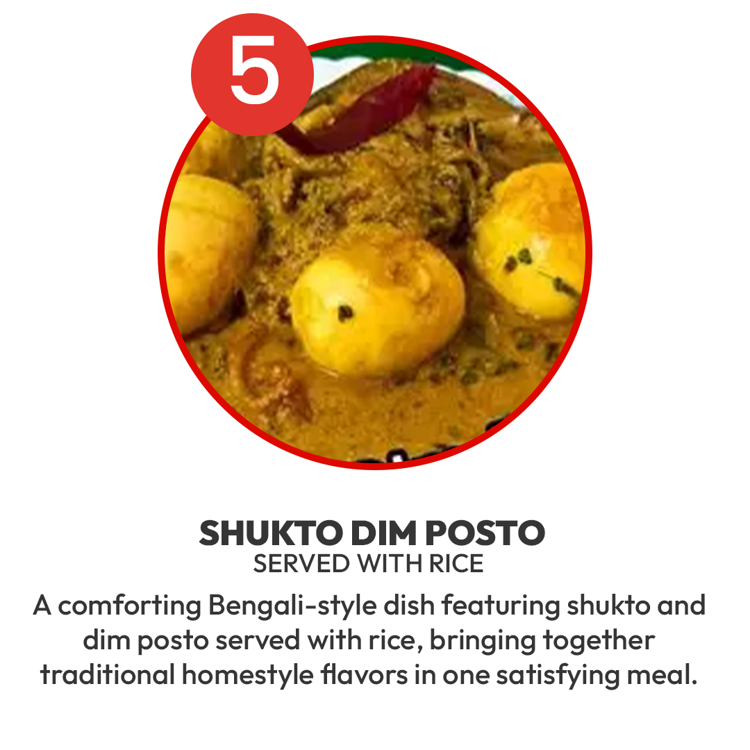 Authentic Homemade Bengali Meal Service in Los Angeles|10 MIX & MATCH MEAL PLAN